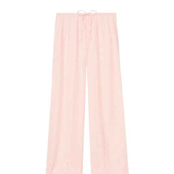 Last S Pair. VS Lightweight Silky Lace Pant Pink - Picture 6 of 16